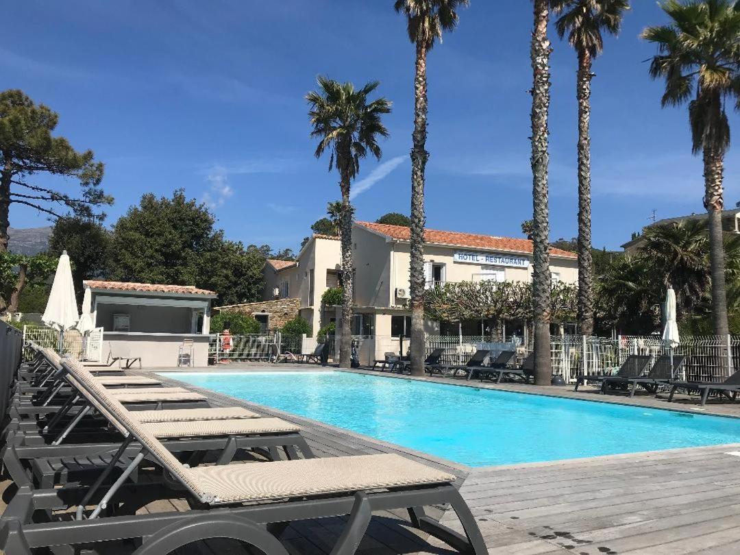 Hotel Restaurant Les Chasseurs Marine de Pietracorbara 외부 사진
